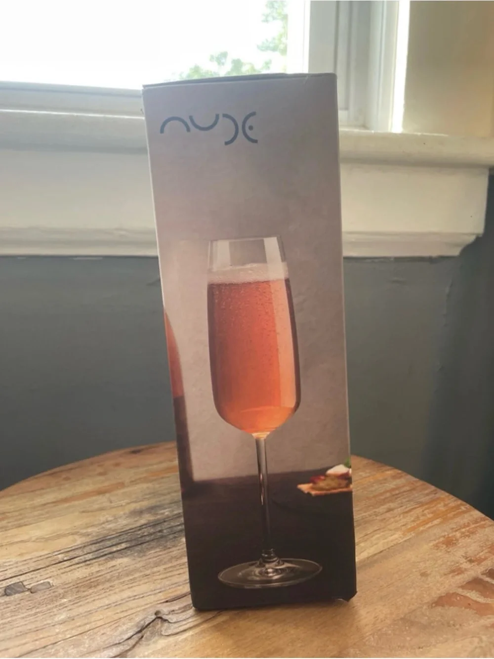 NUDE Mirage Clear Champagne Flute - Clear Glass
